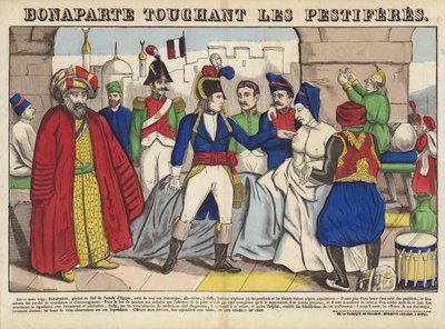 Bonaparte raakt de pestlijders aan door French School